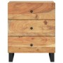 Mesita de noche madera acacia madera contrachapada 50x33x62 cm de vidaXL, Mesitas de noche - Ref: Foro24-350661, Precio: 170,...