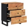 Mesita de noche madera acacia madera contrachapada 50x33x62 cm de vidaXL, Mesitas de noche - Ref: Foro24-350661, Precio: 170,...