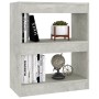 Estantería/divisor de espacios gris hormigón 60x30x72 cm en Librerías y estanterías | Comprar online en Foru.es