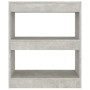 Estantería/divisor de espacios gris hormigón 60x30x72 cm en Librerías y estanterías | Comprar online en Foru.es