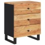 Mesita de noche madera acacia madera contrachapada 50x33x62 cm de vidaXL, Mesitas de noche - Ref: Foro24-350661, Precio: 170,...