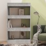 Estantería/divisor madera ingeniería gris hormigón 60x30x103 cm en Librerías y estanterías | Comprar online en Foru.es
