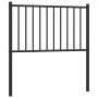 Cabecero de metal negro 100 cm de vidaXL, Cabeceros y pies de cama - Ref: Foro24-350893, Precio: 25,54 €, Descuento: %