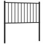 Cabecero de metal negro 100 cm de vidaXL, Cabeceros y pies de cama - Ref: Foro24-350893, Precio: 25,97 €, Descuento: %