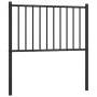 Cabecero de metal negro 100 cm de vidaXL, Cabeceros y pies de cama - Ref: Foro24-350893, Precio: 25,54 €, Descuento: %