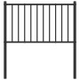 Cabecero de metal negro 100 cm de vidaXL, Cabeceros y pies de cama - Ref: Foro24-350893, Precio: 25,97 €, Descuento: %