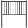 Cabecero de metal negro 100 cm de vidaXL, Cabeceros y pies de cama - Ref: Foro24-350893, Precio: 25,54 €, Descuento: %