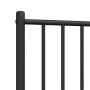 Cabecero de metal negro 100 cm de vidaXL, Cabeceros y pies de cama - Ref: Foro24-350893, Precio: 25,97 €, Descuento: %