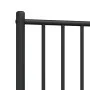 Cabecero de metal negro 100 cm de vidaXL, Cabeceros y pies de cama - Ref: Foro24-350893, Precio: 25,54 €, Descuento: %