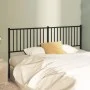 Cabecero de metal negro 160 cm de vidaXL, Cabeceros y pies de cama - Ref: Foro24-350899, Precio: 36,28 €, Descuento: %