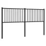 Cabecero de metal negro 160 cm de vidaXL, Cabeceros y pies de cama - Ref: Foro24-350899, Precio: 36,28 €, Descuento: %