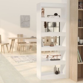 Estantería/divisor madera de ingeniería blanco 60x30x166 cm en Librerías y estanterías | Comprar online en Foru.es