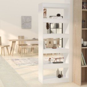 Estantería/divisor madera de ingeniería blanco 60x30x166 cm en Librerías y estanterías | Comprar online en Foru.es
