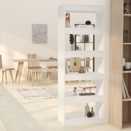 Estantería/divisor madera de ingeniería blanco 60x30x166 cm en Librerías y estanterías | Comprar online en Foru.es