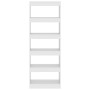 Estantería/divisor madera de ingeniería blanco 60x30x166 cm en Librerías y estanterías | Comprar online en Foru.es