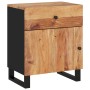 Mesita de noche madera acacia madera contrachapada 50x33x60 cm de vidaXL, Mesitas de noche - Ref: Foro24-350657, Precio: 97,0...