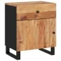 Nachttisch aus Akazienholz Sperrholz 50x33x60 cm von vidaXL, Nachttische - Ref: Foro24-350657, Preis: 112,41 €, Rabatt: %