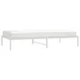 Estructura de cama de metal blanca 107x203 cm de vidaXL, Camas y somieres - Ref: Foro24-350909, Precio: 67,93 €, Descuento: %