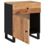 Mesita de noche madera acacia madera contrachapada 50x33x60 cm de vidaXL, Mesitas de noche - Ref: Foro24-350657, Precio: 97,0...