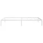 Estructura de cama de metal blanca 107x203 cm de vidaXL, Camas y somieres - Ref: Foro24-350909, Precio: 67,93 €, Descuento: %