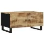 Couchtisch aus massivem Mangoholz und Sperrholz, 80 x 50 x 40 cm von vidaXL, Couchtisch - Ref: Foro24-350636, Preis: 74,64 €,...