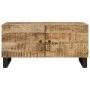Couchtisch aus massivem Mangoholz und Sperrholz, 80 x 50 x 40 cm von vidaXL, Couchtisch - Ref: Foro24-350636, Preis: 74,64 €,...