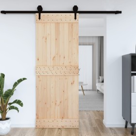 Puerta NARVIK madera maciza pino 85x210 cm de vidaXL, Puertas - Ref: Foro24-154432, Precio: 117,59 €, Descuento: %