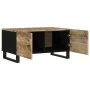 Couchtisch aus massivem Mangoholz und Sperrholz, 80 x 50 x 40 cm von vidaXL, Couchtisch - Ref: Foro24-350636, Preis: 74,64 €,...