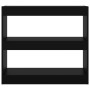 Estantería/divisor de espacios negro 80x30x72 cm en Librerías y estanterías | Comprar online en Foru.es