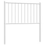 Cabecero de metal blanco 80 cm de vidaXL, Cabeceros y pies de cama - Ref: Foro24-350958, Precio: 21,59 €, Descuento: %