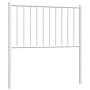 Cabecero de metal blanco 80 cm de vidaXL, Cabeceros y pies de cama - Ref: Foro24-350958, Precio: 21,22 €, Descuento: %