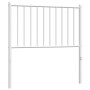 Cabecero de metal blanco 80 cm de vidaXL, Cabeceros y pies de cama - Ref: Foro24-350958, Precio: 21,59 €, Descuento: %