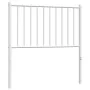 Cabecero de metal blanco 80 cm de vidaXL, Cabeceros y pies de cama - Ref: Foro24-350958, Precio: 21,22 €, Descuento: %