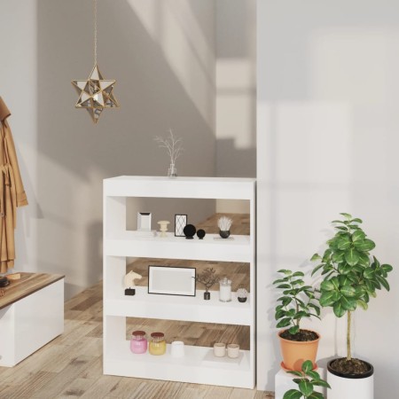 Estantería/divisor madera contrachapada blanco 80x30x103 cm en Librerías y estanterías | Comprar online en Foru.es