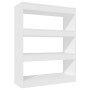 Estantería/divisor madera contrachapada blanco 80x30x103 cm en Librerías y estanterías | Comprar online en Foru.es