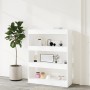 Estantería/divisor madera contrachapada blanco 80x30x103 cm en Librerías y estanterías | Comprar online en Foru.es
