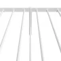 Estructura de cama de metal con cabecero blanco 100x200 cm de vidaXL, Camas y somieres - Ref: Foro24-350926, Precio: 71,09 €,...