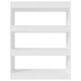 Estantería/divisor madera contrachapada blanco 80x30x103 cm en Librerías y estanterías | Comprar online en Foru.es
