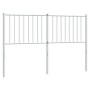 Cabecero de metal blanco 140 cm de vidaXL, Cabeceros y pies de cama - Ref: Foro24-350964, Precio: 32,94 €, Descuento: %