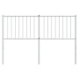 Cabecero de metal blanco 140 cm de vidaXL, Cabeceros y pies de cama - Ref: Foro24-350964, Precio: 32,94 €, Descuento: %