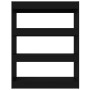 Estantería/divisor madera contrachapada negro 80x30x103 cm en Librerías y estanterías | Comprar online en Foru.es