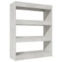 Estantería madera contrachapada gris hormigón 80x30x103 cm en Librerías y estanterías | Comprar online en Foru.es