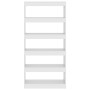 Estantería/divisor madera de ingeniería blanco 80x30x166 cm en Librerías y estanterías | Comprar online en Foru.es