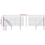 Cerca de alambre con pinchos de anclaje gris antracita 1x10 m de vidaXL, Paneles de vallas - Ref: Foro24-154273, Precio: 93,5...