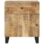 Mesita de noche madera mango madera contrachapada 50x33x60 cm de vidaXL, Mesitas de noche - Ref: Foro24-350656, Precio: 86,32...