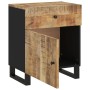 Mesita de noche madera mango madera contrachapada 50x33x60 cm de vidaXL, Mesitas de noche - Ref: Foro24-350656, Precio: 81,23...