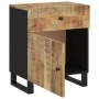 Mesita de noche madera mango madera contrachapada 50x33x60 cm de vidaXL, Mesitas de noche - Ref: Foro24-350656, Precio: 86,32...