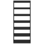 Estantería/divisor madera de ingeniería negro 80x30x198 cm en Librerías y estanterías | Comprar online en Foru.es