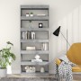 Estantería/divisor madera ingeniería gris hormigón 80x30x198 cm en Librerías y estanterías | Comprar online en Foru.es