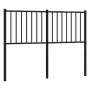 Cabecero de metal negro 120 cm de vidaXL, Cabeceros y pies de cama - Ref: Foro24-350895, Precio: 28,62 €, Descuento: %